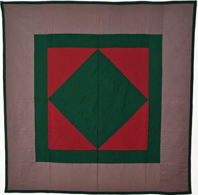 1930s Amish Diamond Quilt - Quilt Repair