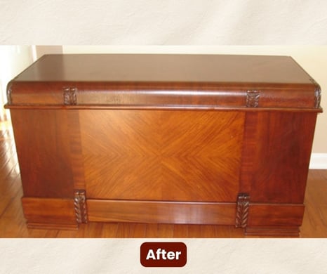After_ Antique Cedar Trunk_1930s 1940s_Restoration and Repair_ furniture restoration and repair; raleigh, nc