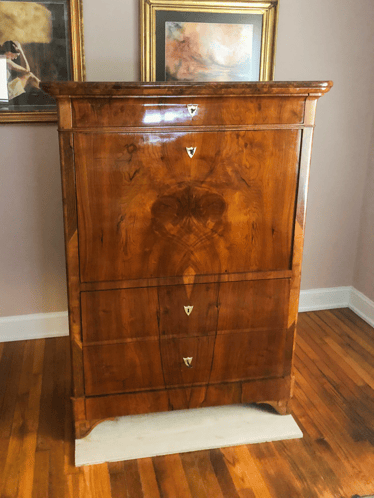 Biedermeier desk after