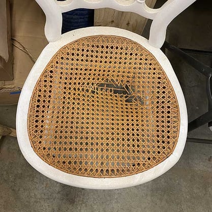 Broken-Caned-Chair-Seat---chair-caning-and-restoration-and-seat-weaving