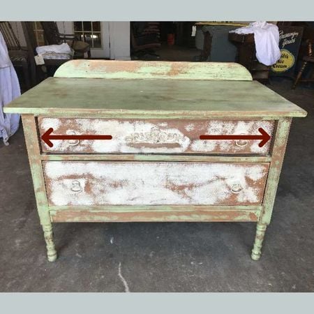Drawer repair; closes too far; antique furniture repair; raleigh, nc