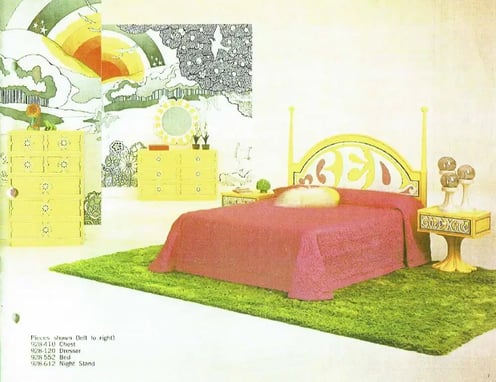 Drexel Bedroom Furniture 1970s