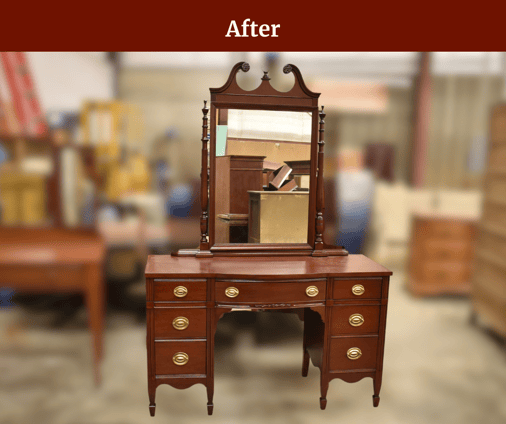 Drexel Heritage Vanity After Restoration