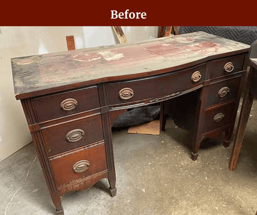 Drexel Heritage Vanity Before Restoration