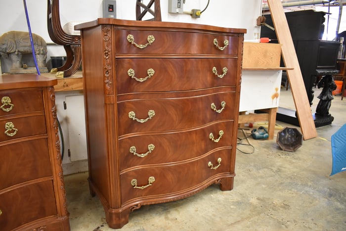 Cathell, Kathy high boy dresser after (3)