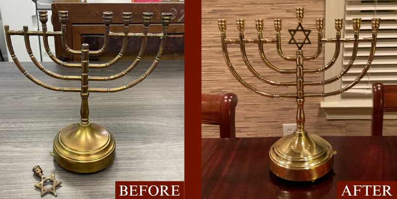 Menorah-Before-After