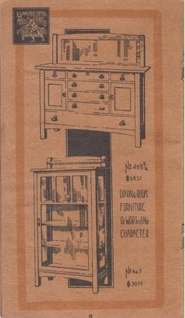 Limberts Holland Dutch Arts and Crafts Furniture, Booklet No. 104, 1910