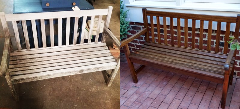 Outdoor wood bench_SBS_Before_After
