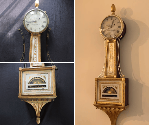 Photo 5 - Aaron Willard banjo clock from Burgwin-Wright House