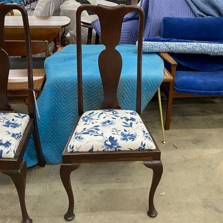 Queen Anne Reproduction Chair; Victorian furniture reproductions; furniture refinishing; raleigh, nc