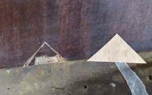 Replacement veneer before placement - antique restoration