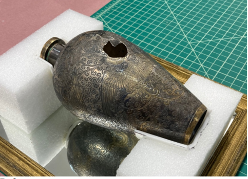 Song Dynasty Vase before treatment