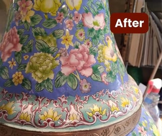 Vase In Painting AFTER - pottery and art repair(1)