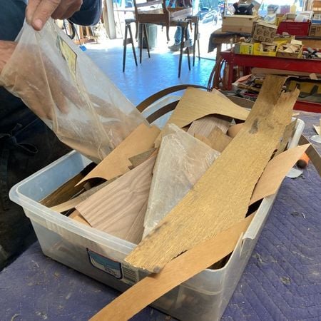Veneer selection; antique furniture repair; raleigh, nc