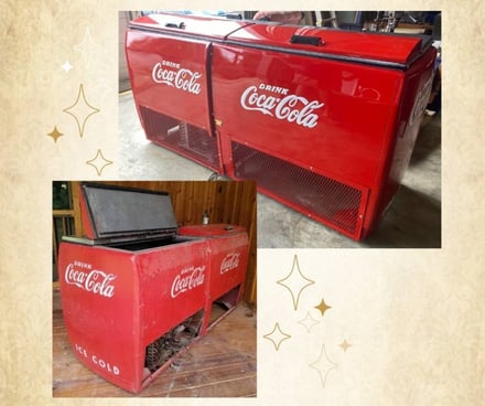 Vintage Coke Cooler Repair and Restoration - Metal Restoration Services, Raleigh, NC