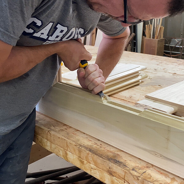 custom woodworking card