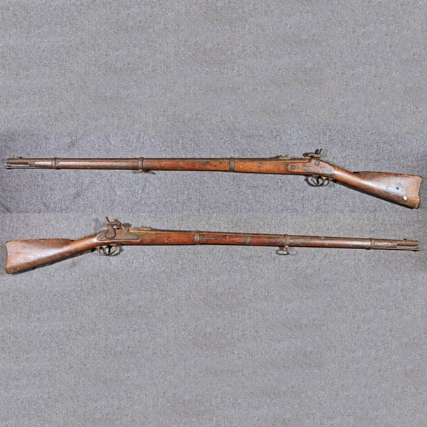 antique gun restoration: 1863 springfield musket before