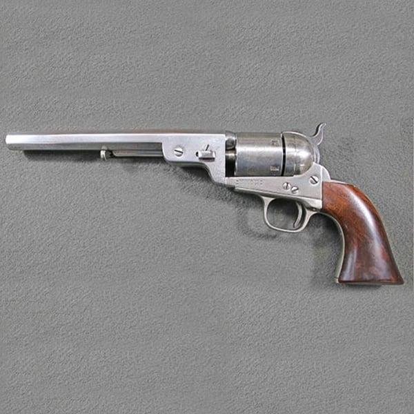 antique gun restoration: colt revolver after