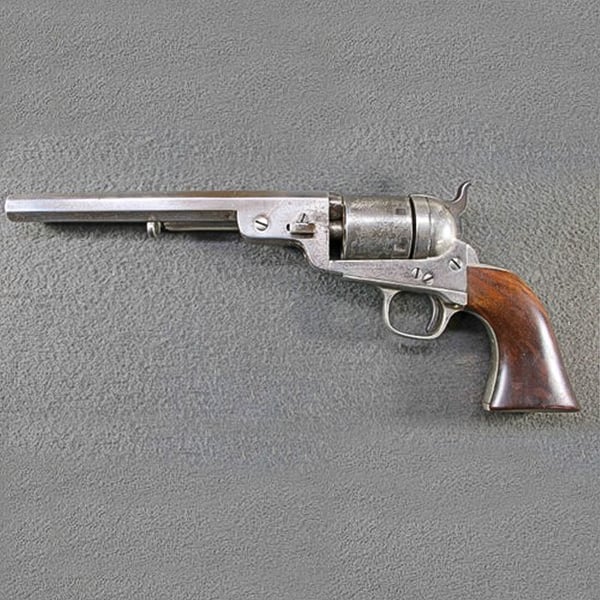 antique gun restoration: colt revolver before