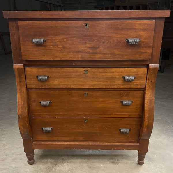antique restoration: dresser before