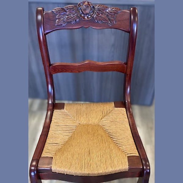 chair caning rushing ornate rush seat after