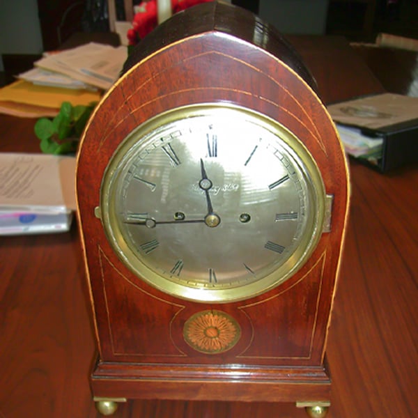 clock restoration: mantle clock after