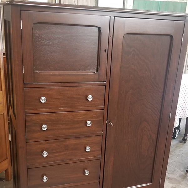 furniture restoration: armoire after