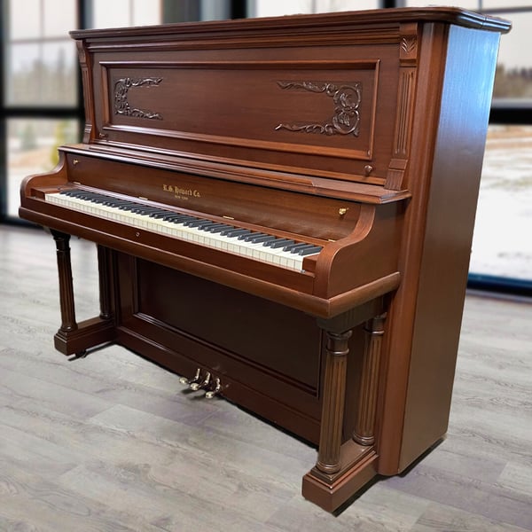 piano restoration: howard piano after