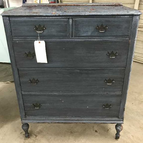 refinishing: dresser before