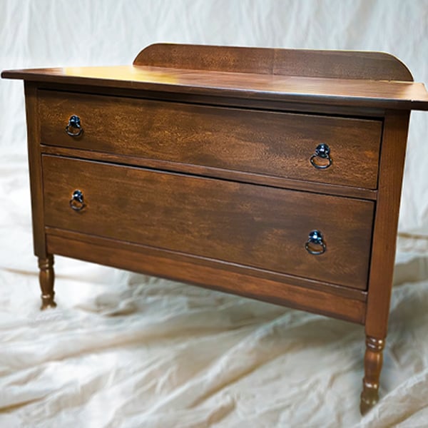 refinishing: short dresser after