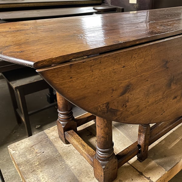 repair: scottish drop leaf table after