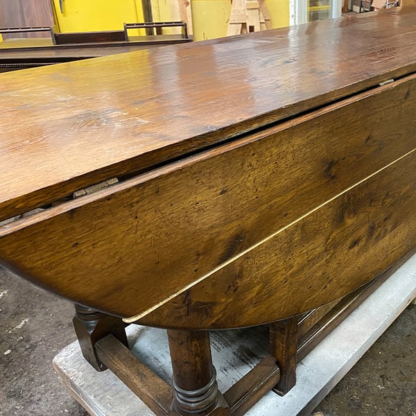 repair: scottish drop leaf table before