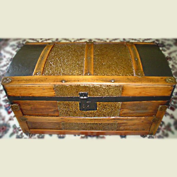 Antique Trunk Hardware - Steamer Trunk Parts St Louis antique trunk restorer