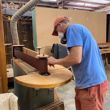 adjusting spline size, cracks in wood furniture; antique repair; raleigh, nc
