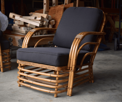 bamboo and rattan chair FB