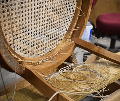 chair caning up close fb