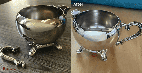 featured image silver creamer before & after