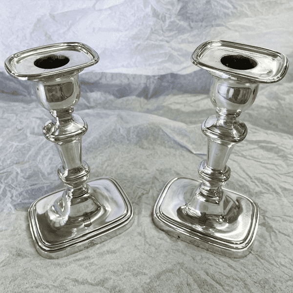 gallery image silver candlesticks after