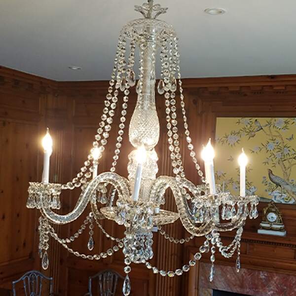 gallery image chandelier after