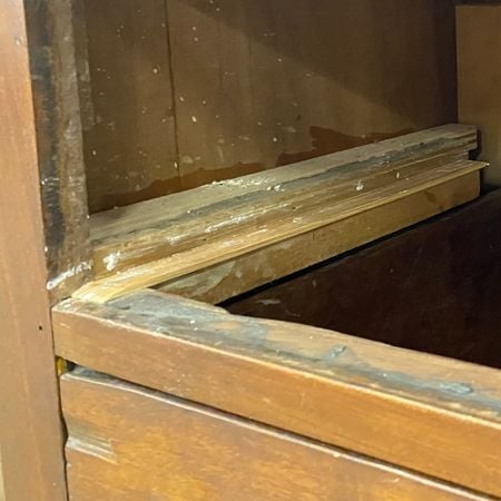 new runner addition; dresser drawer repair; antique furniture repair, raleigh; nc