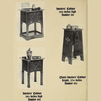 page 2 from page from the 1901 catalog: New furniture from the work shop of Gustave Stickley, cabinet maker