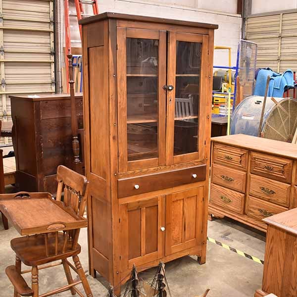 tall cabinet from fire after