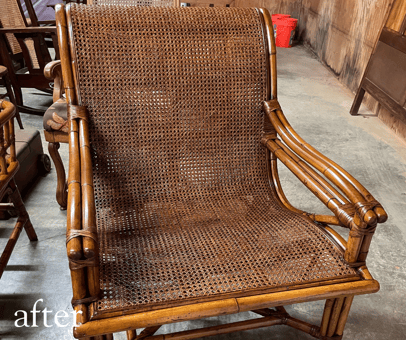 wide seat caned chair FB (2)