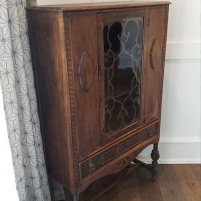 antique restoration china cabinet before-resized