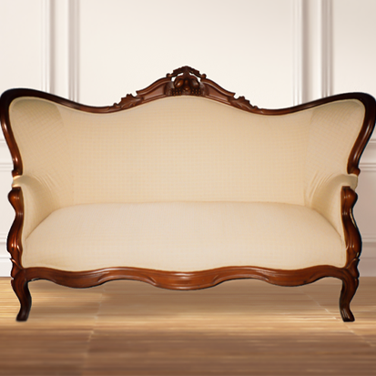 restoration specialties: upholstery duncan phyfe sofa after