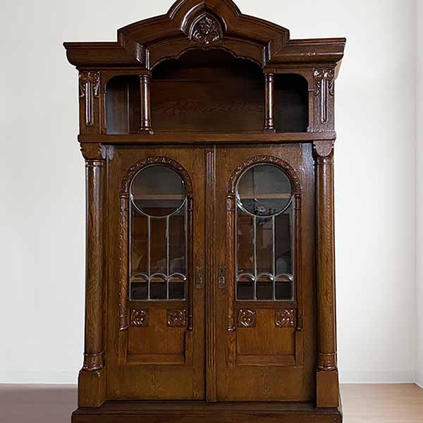 curio cabinet after glass replacement