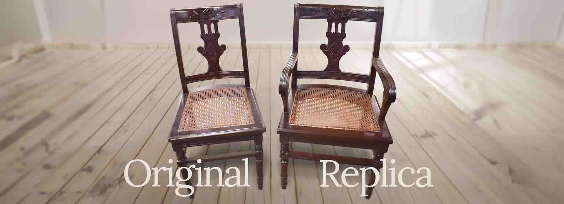 original and replica chair