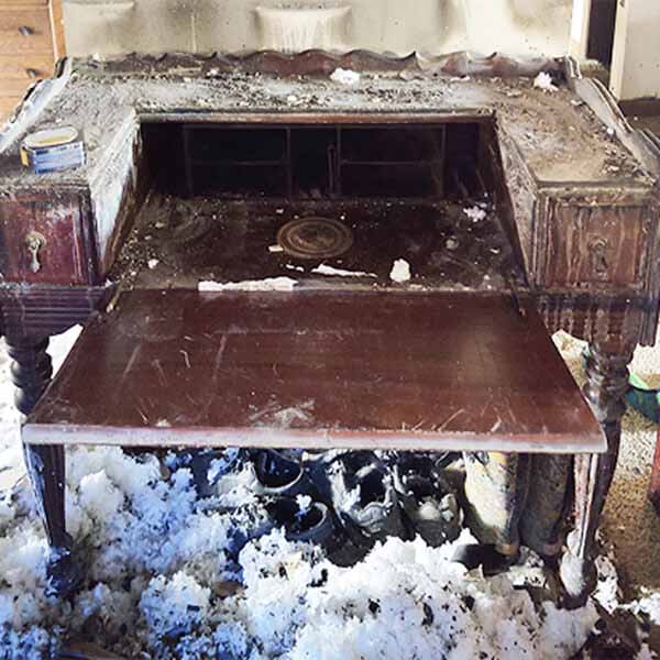 secretary from fire before
